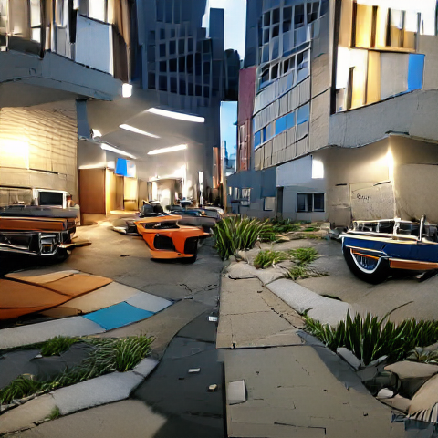 GTA VI generated with VQGAN and CLIP
