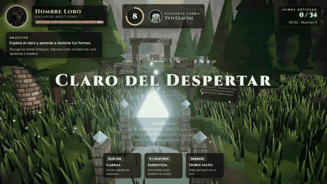 Animated gameplay in El Valle de los Colosos